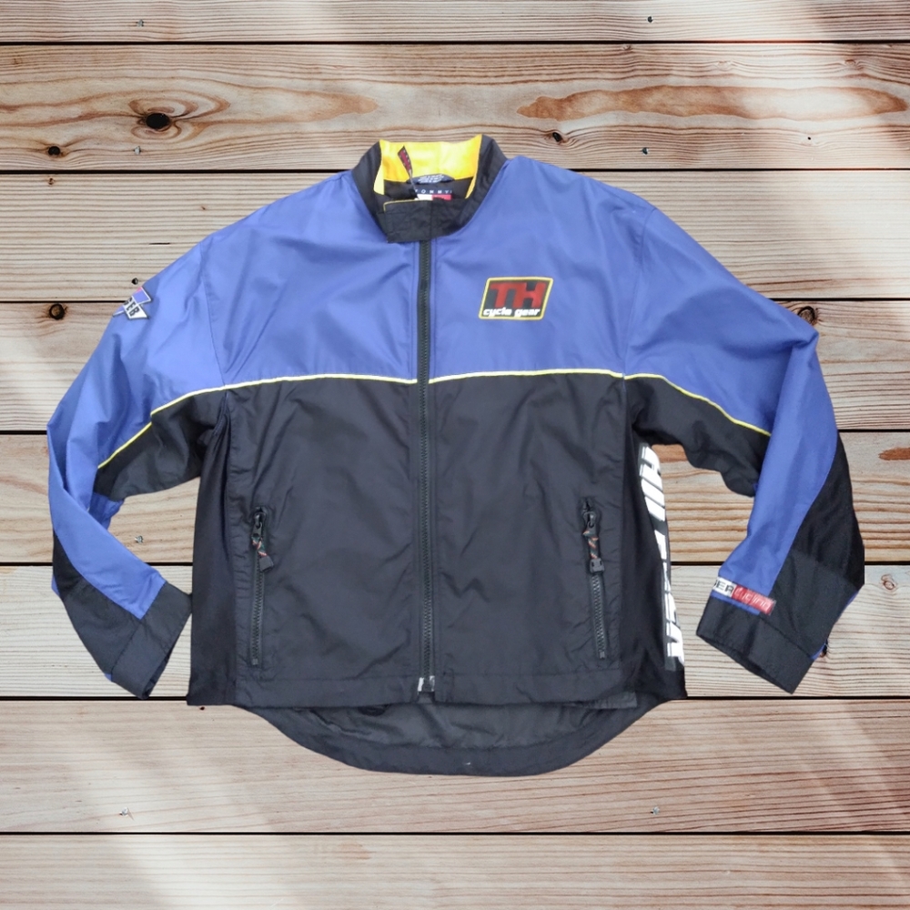 Vintage Rare Tommy Hilfiger Performance Cycling Windbreaker Jacket Large